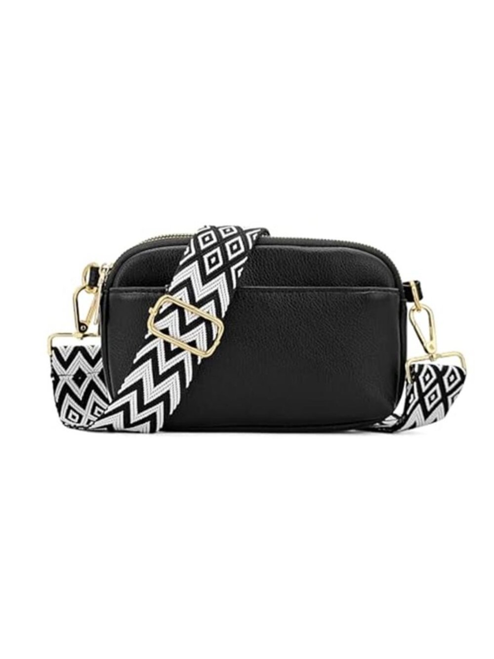 Crossbody Bags for Women, 3 Pockets Women Shoulder Bags Faux Leather